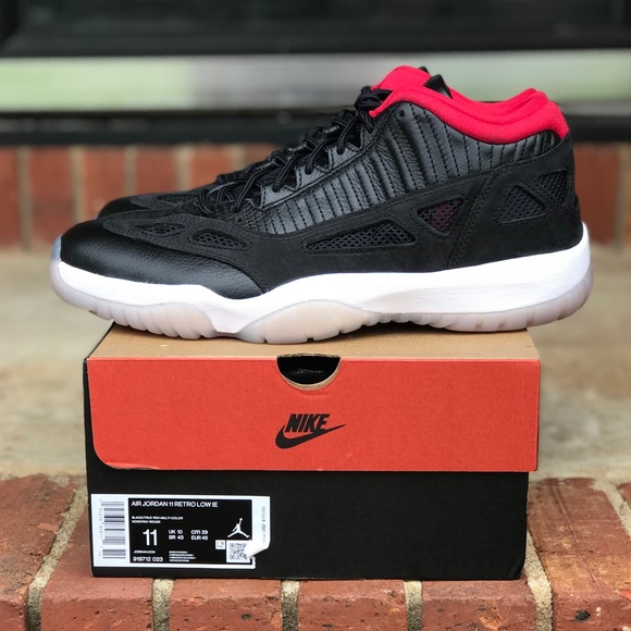 Air Jordan Retro 11 Low IE Bred Size 10.5 & 11 - Picture 11 of 16